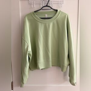 lululemon athletica Pistachio Green Crew Sweatshirt